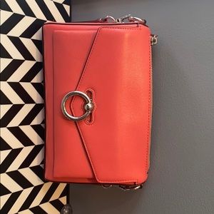 Rebecca Minkoff crossbody grapefruit color